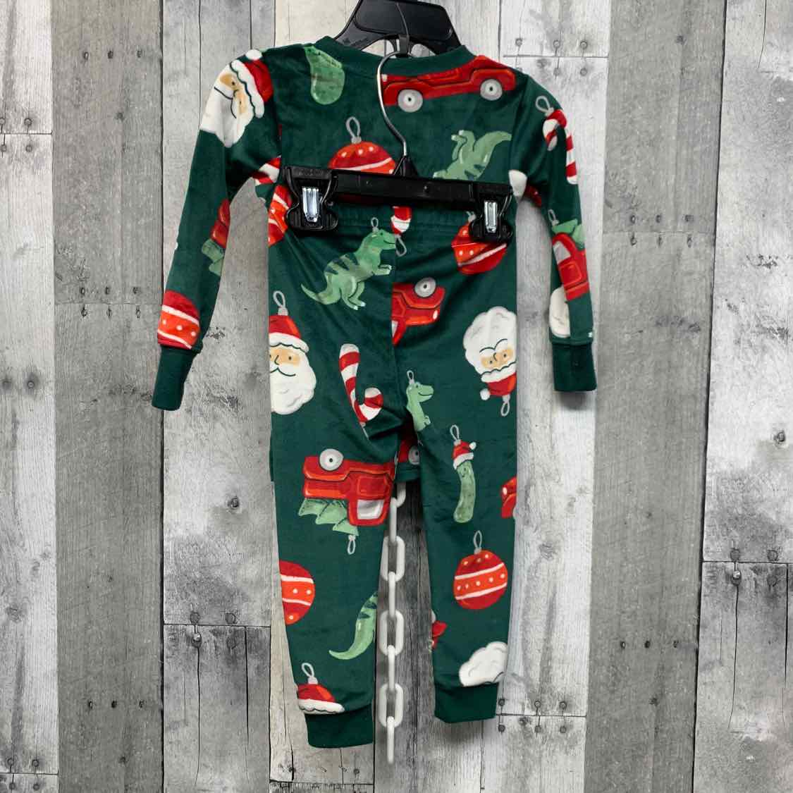 Size 18 Months Green Graphic Child of Mine 2pc PJs