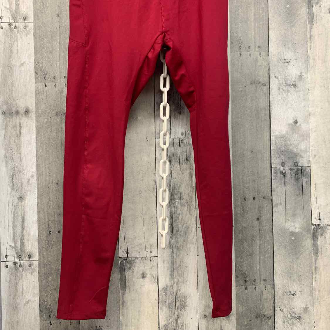 Size L Burgundy Mid Brand Active Pants