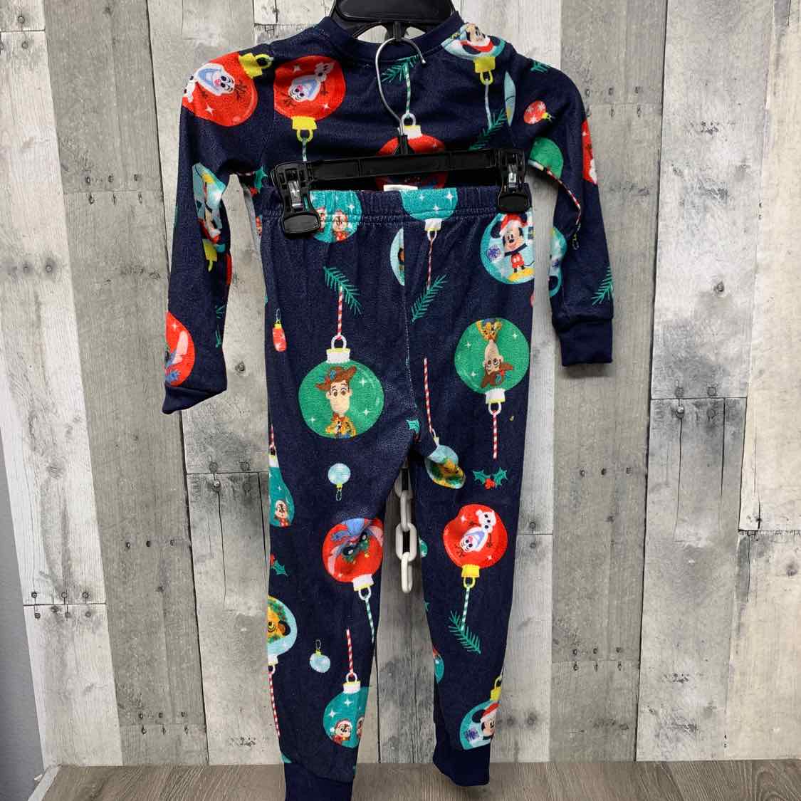 Size 6 Navy/Gray Disney 2pc PJs