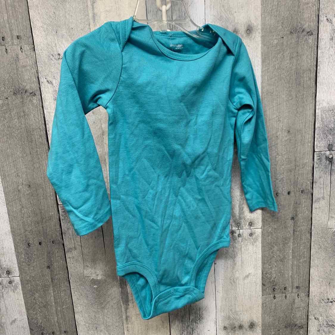 Size 24 Months Blue Simple Joys Bodysuit