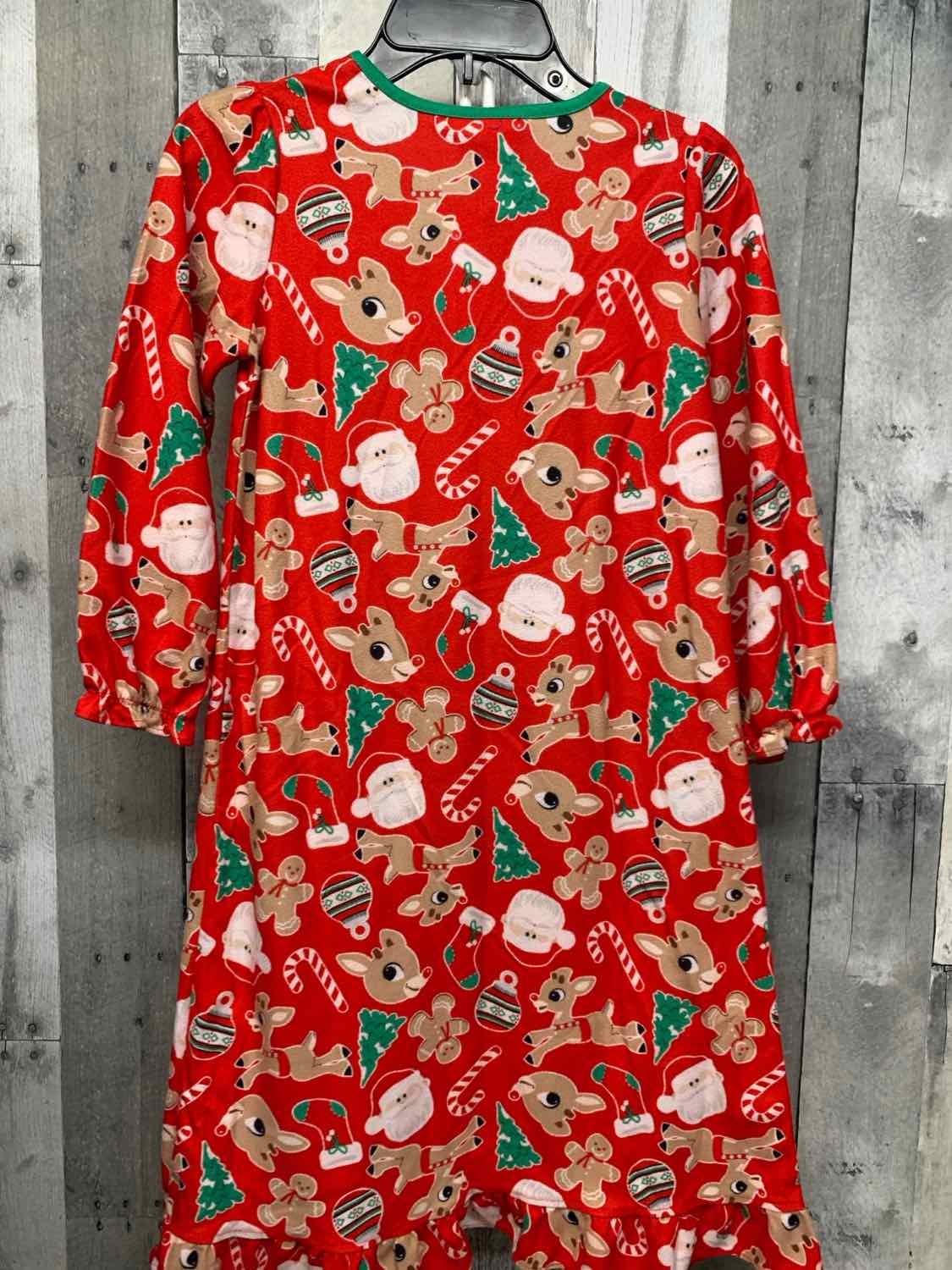 Size 6/6X Red Print Holiday Brands Nightgown