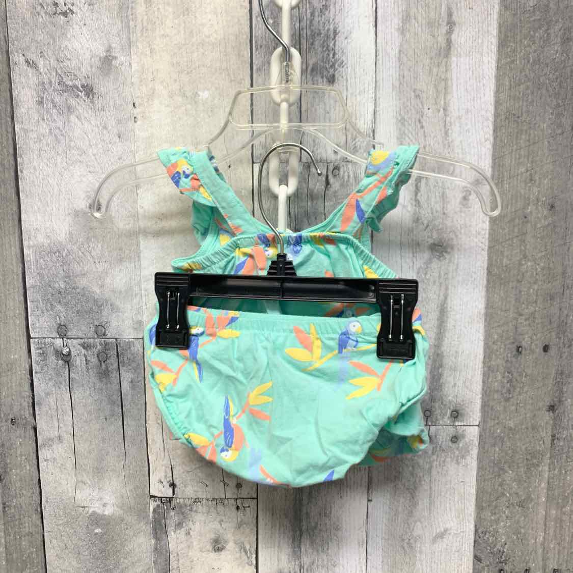 Size 3 Months Blue Print Carter's Shirt/Shorts