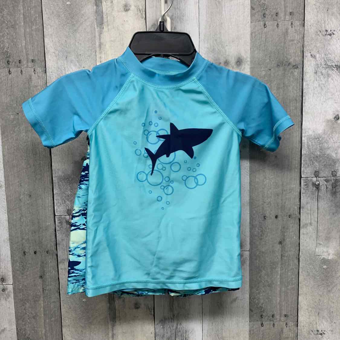 Size 4T Blue B Brand 2pc+ Swim Top/Trunks
