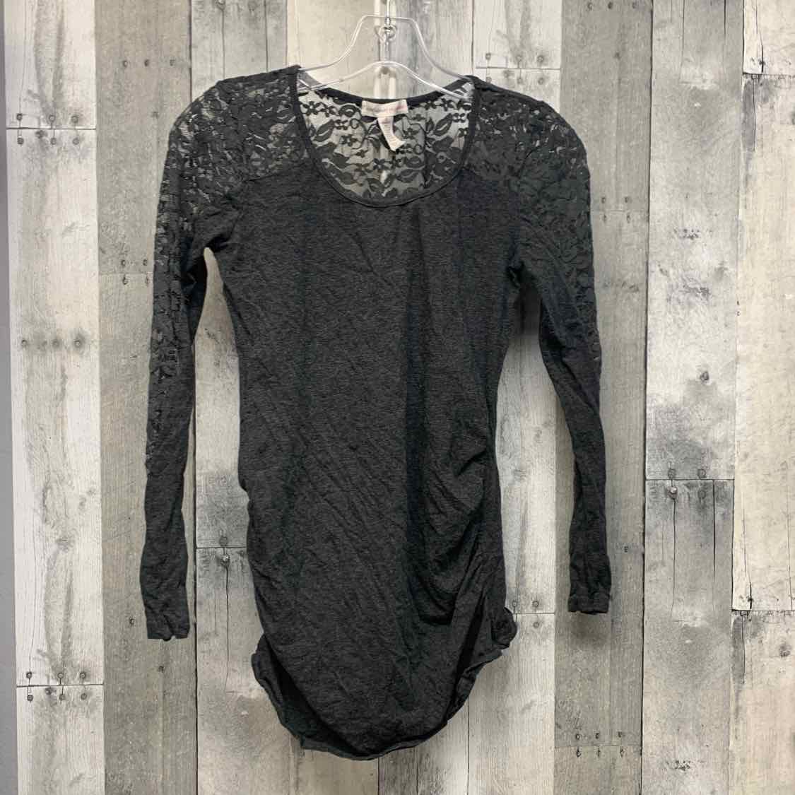 Size S Gray Mid Brand Long Sleeve Top