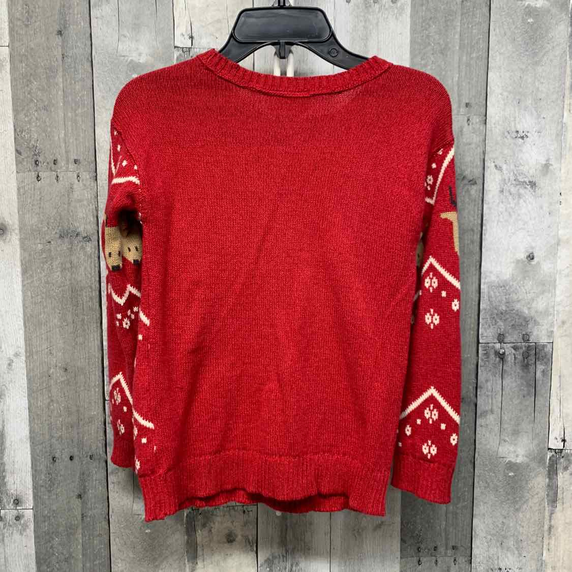Size 7 Red Print Carter's Sweater