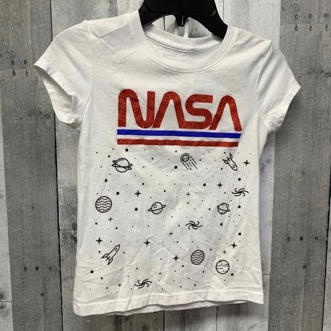 Size 6/6X White/Red B Brand T Shirt
