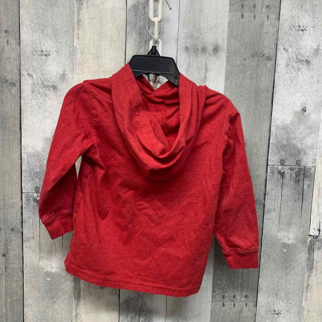 Size 3T Red Calvin Klein Long Sleeve Shirt
