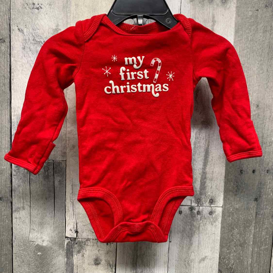 Size 3 Months Red/White Just One You Bodysuit