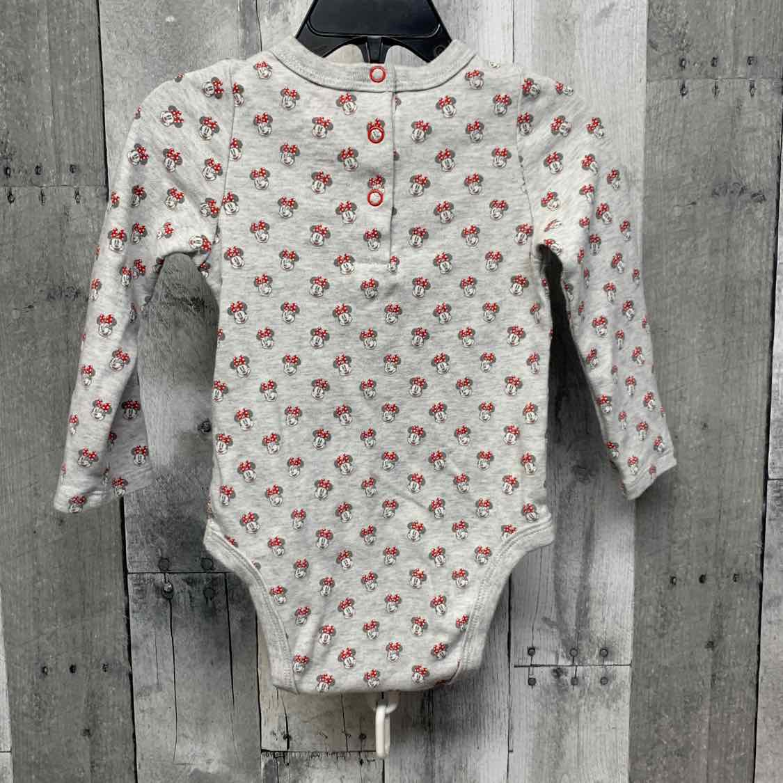 Size 18-24 Months Gray/Red Disney Collection Bodysuit