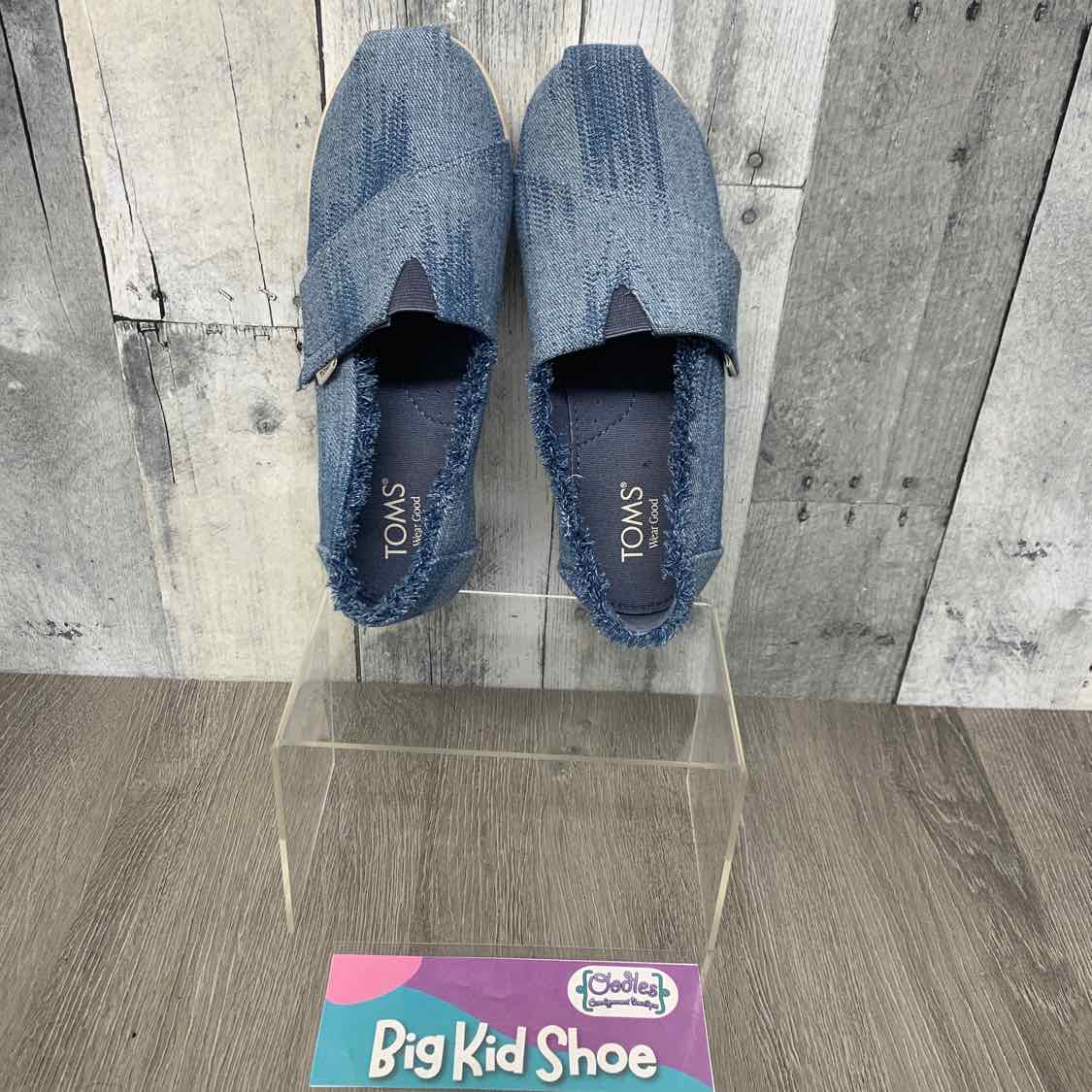 Size 3 Denim Toms Loafers