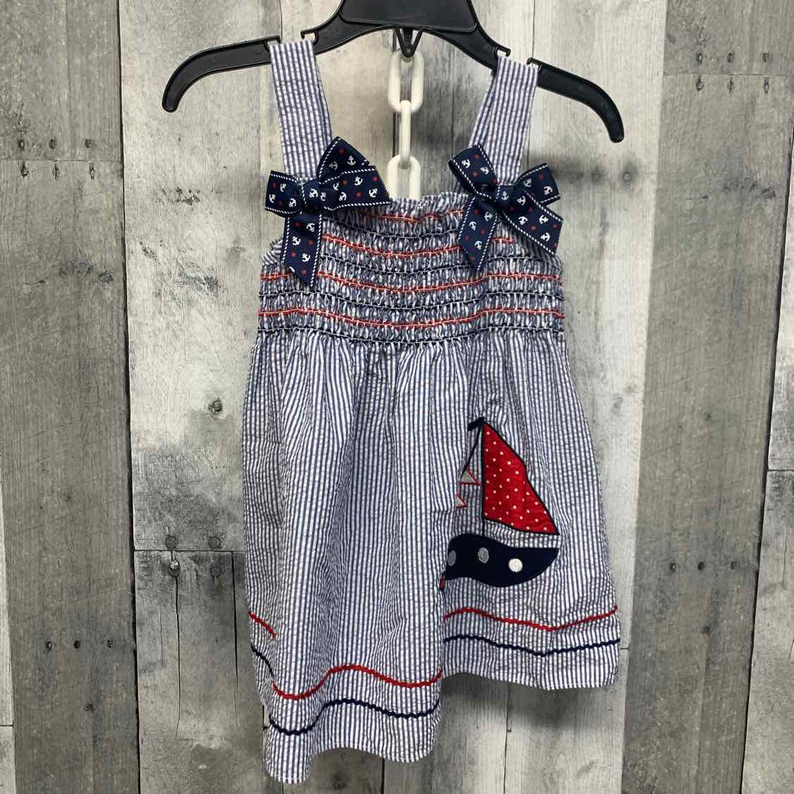 Size 3T Blue Striped Goodlad Dress
