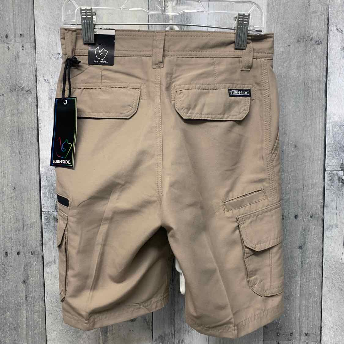 Size 8 Tan Burnside Shorts