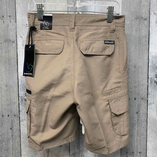 Size 8 Tan Burnside Shorts
