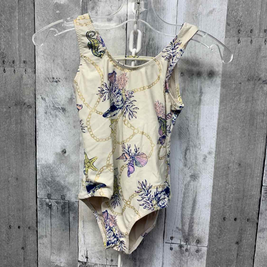 Size 4T Ivory B Brand Swim Suit - 1pc