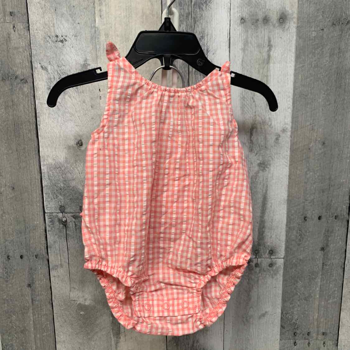 Size 3 Months White/Pink Carter's Romper