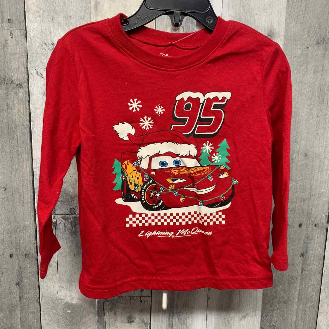 Size 2T Red Graphic Jumping Beans Long Sleeve Shirt