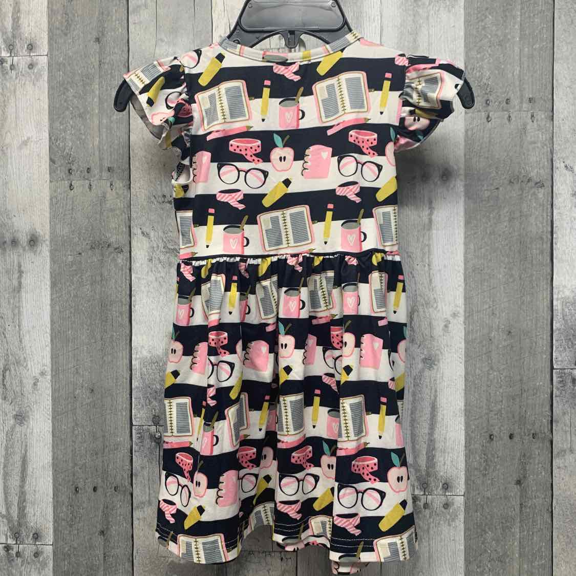 Size 3T White/Black Boutique Brand Dress