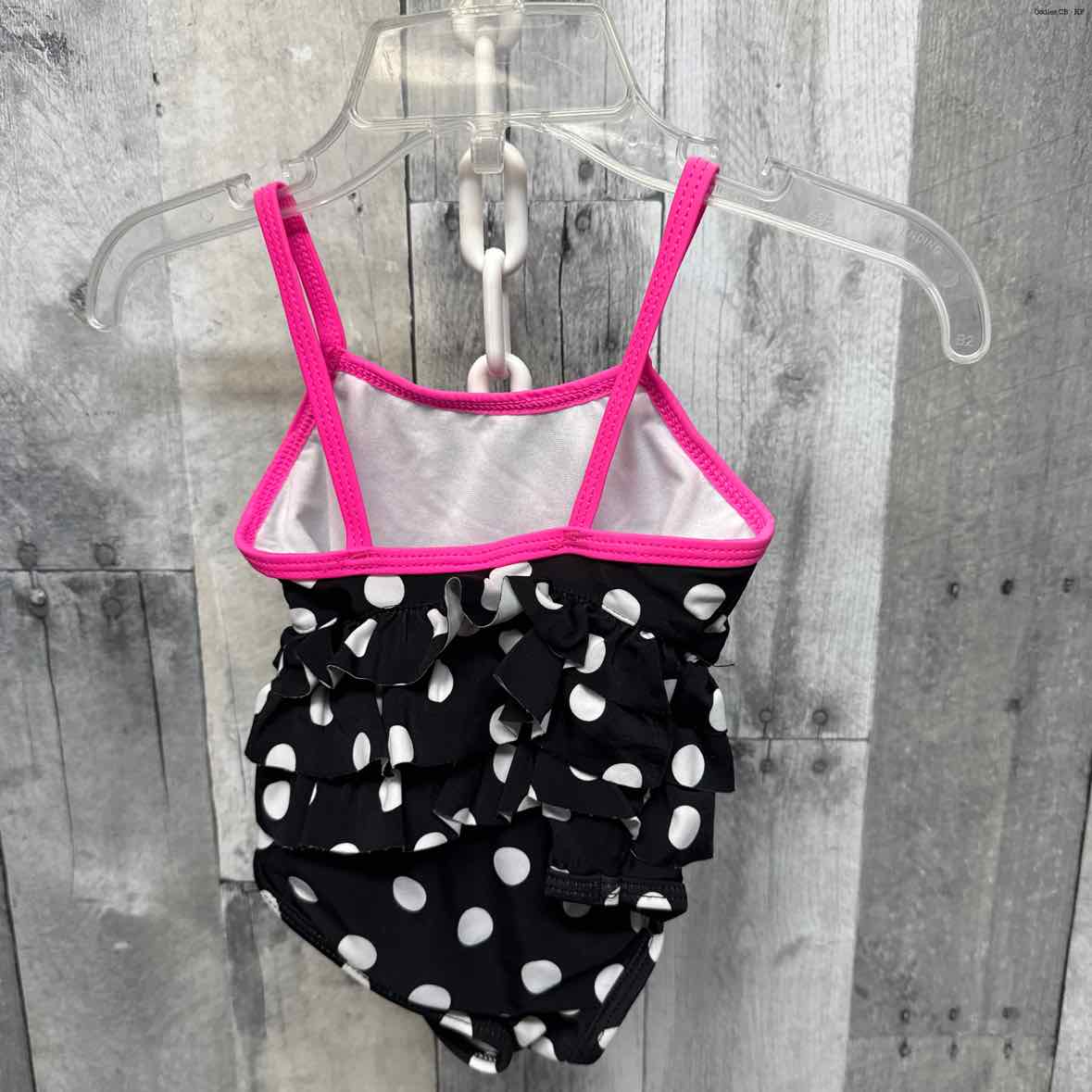 Size 12 Months Black Print Carter's Swim Suit - 1pc - OodlesCB