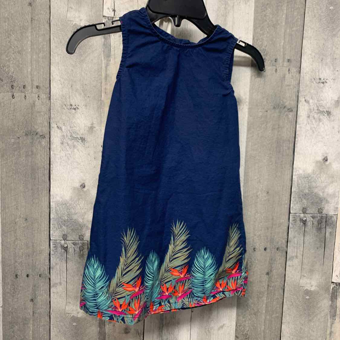 Size 4T Navy/Green Old Navy Dress