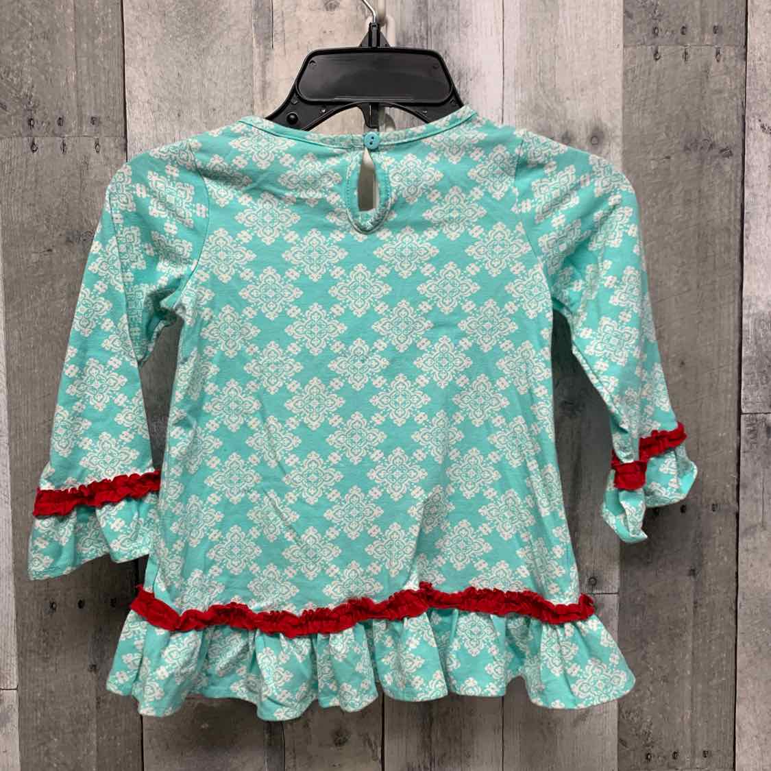 Size 4 Blue/White Emily Rose Long Sleeve Shirt