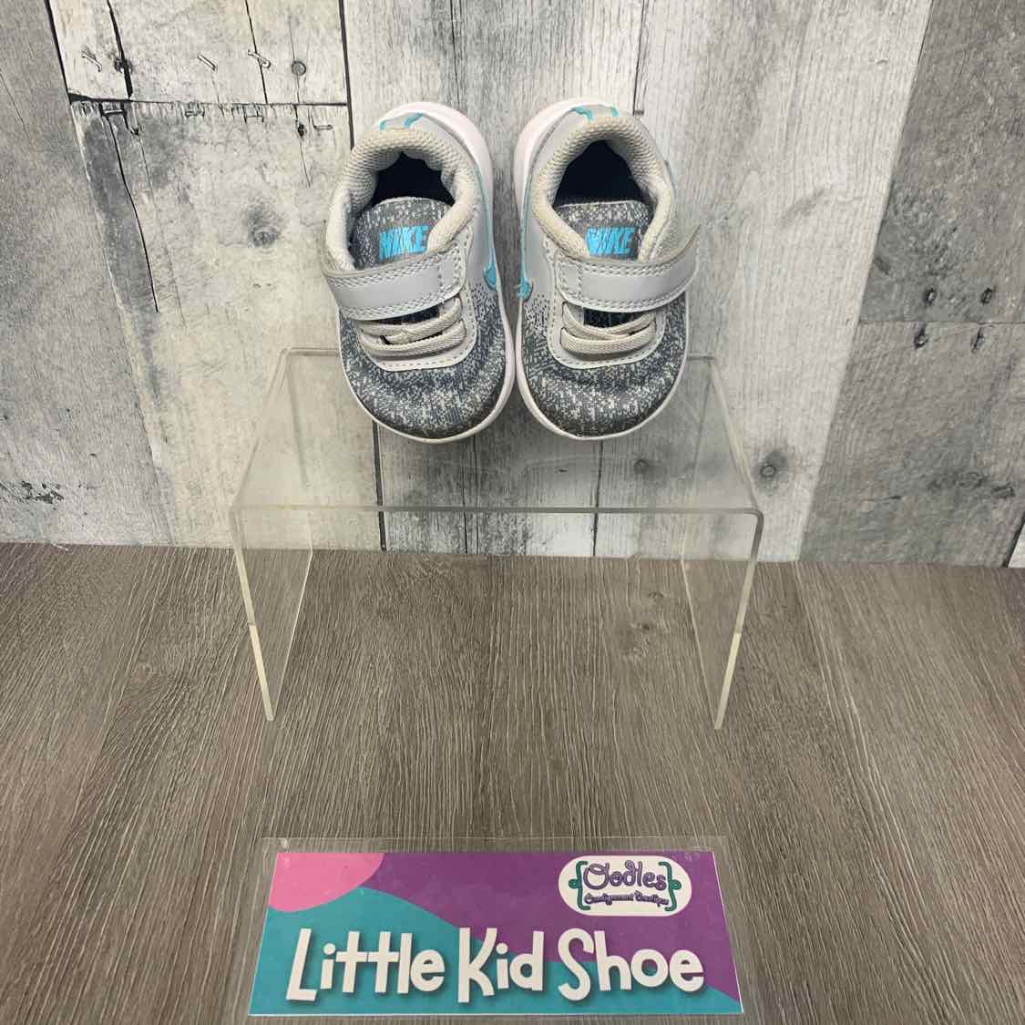 Size 2 Gray/Black Sport Brand Sneakers