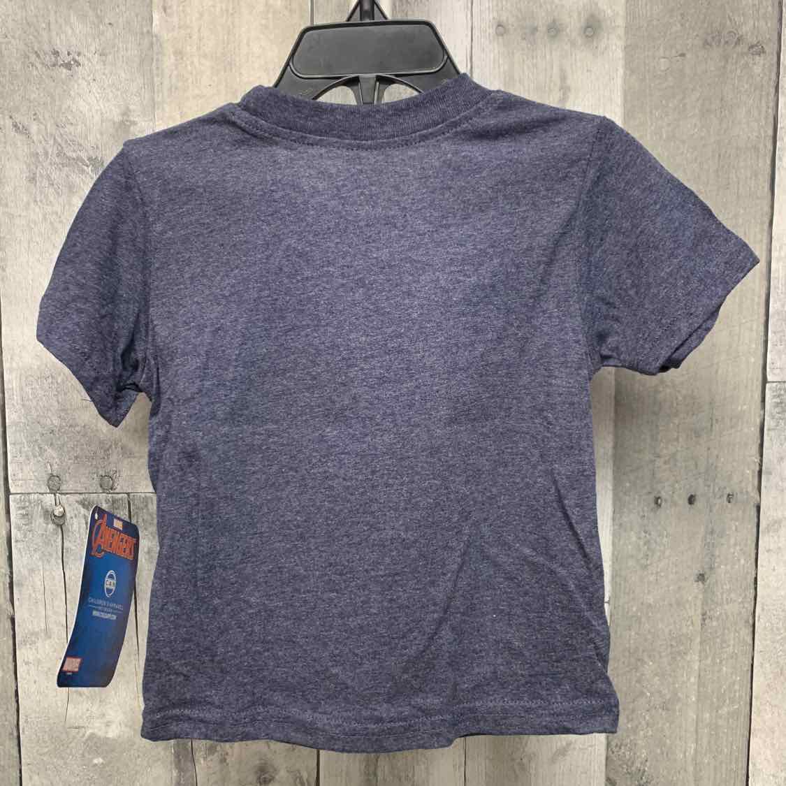 Size 2T Navy Graphic Marvel T Shirt