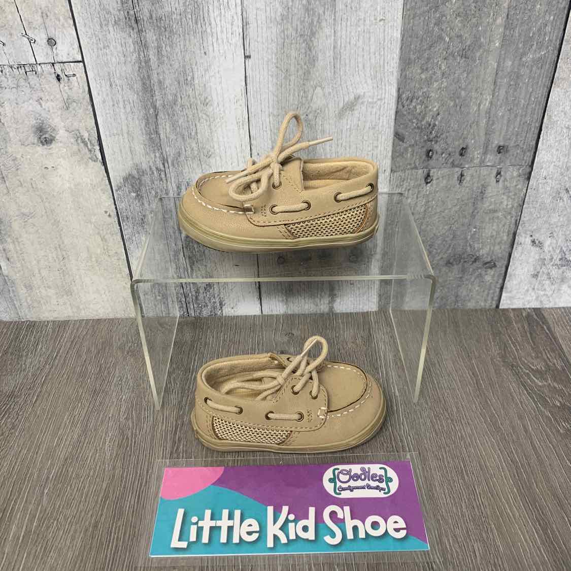 Size 3 Tan Sperry Loafers