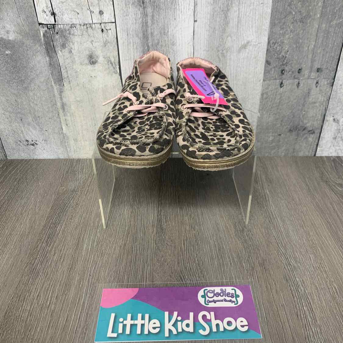 Size 11 Pink/Tan Hey Dude Loafers