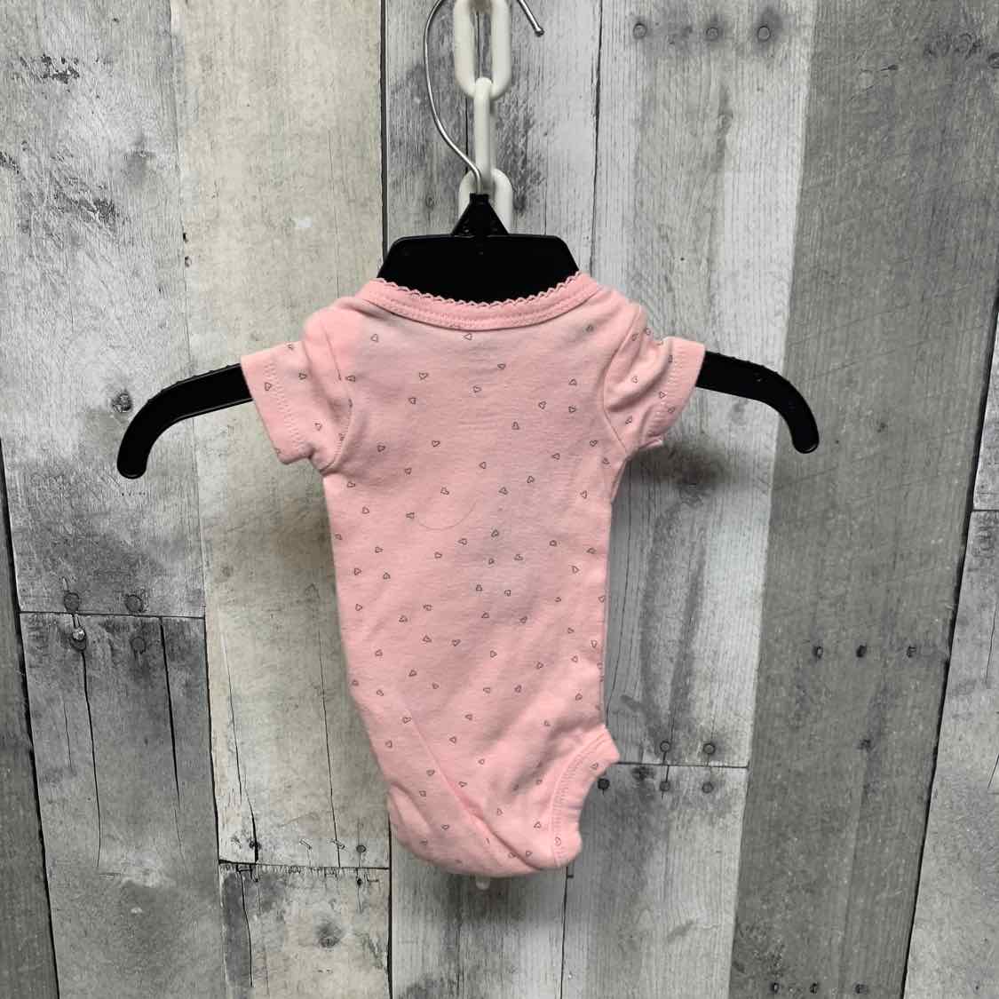 Size Preemie Pink Print Just One You Bodysuit