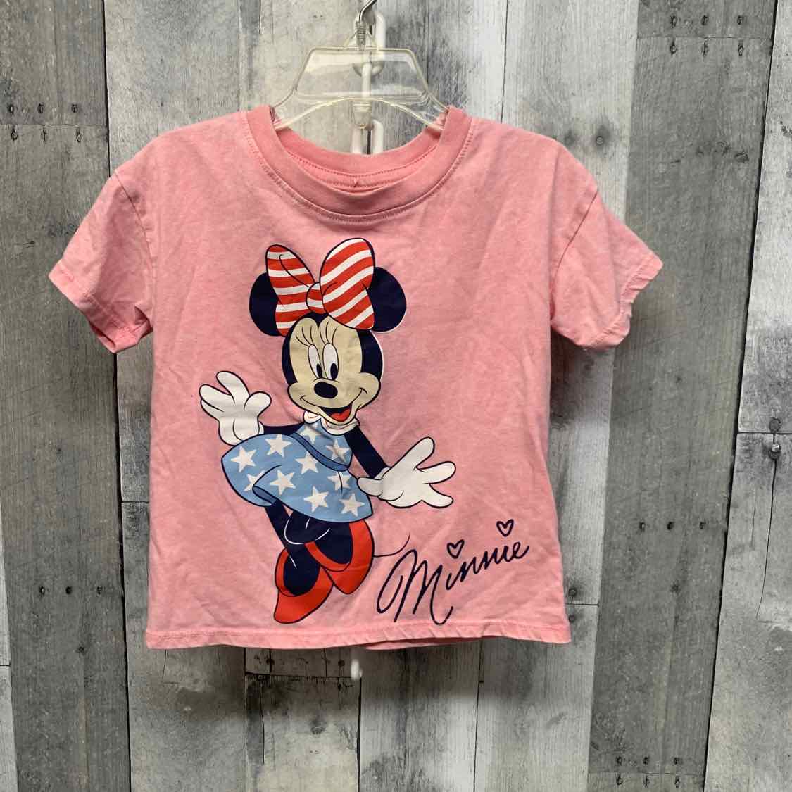 Size 3T Pink/Red Disney T Shirt