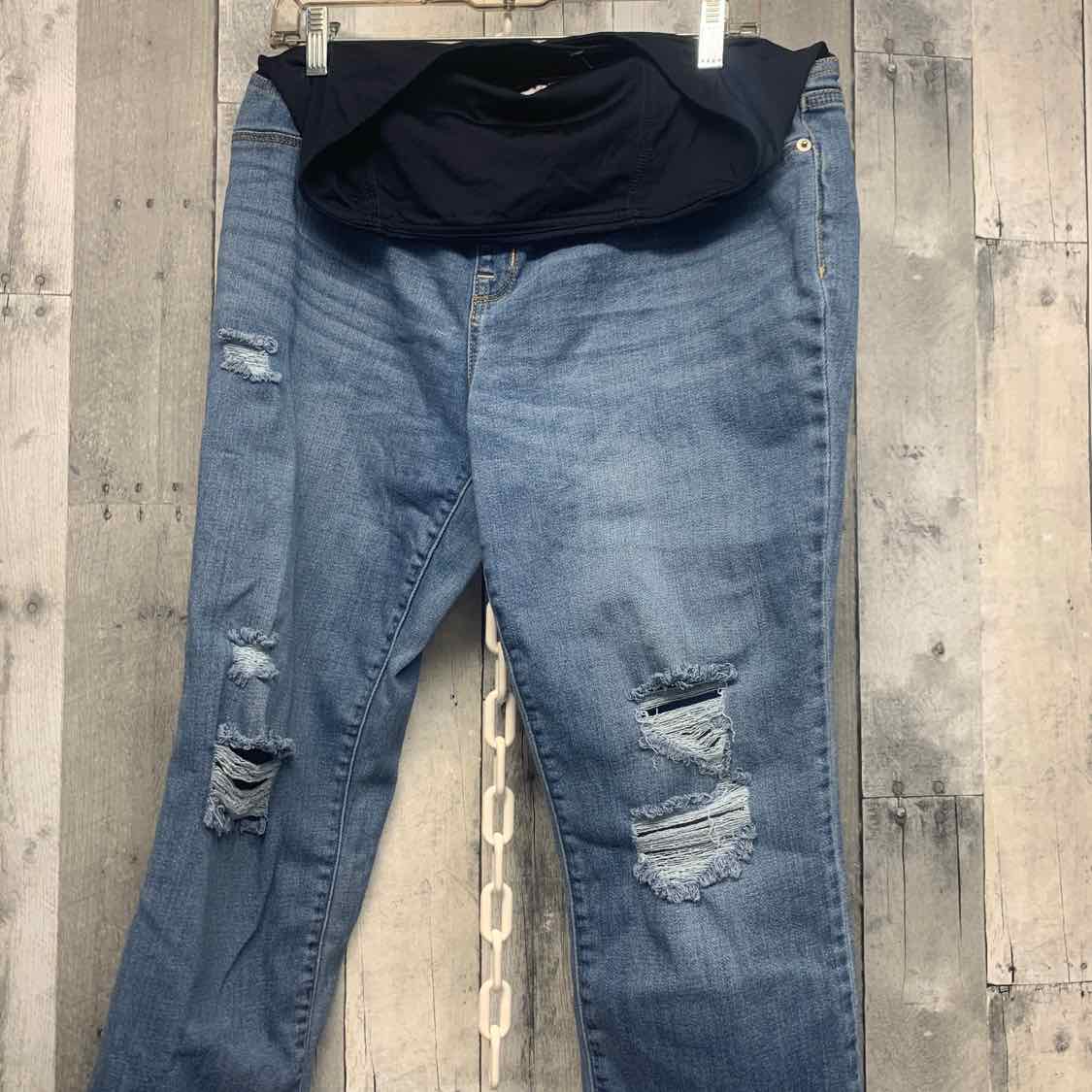 Size 12 Denim/Navy Isabel Maternity Jeans