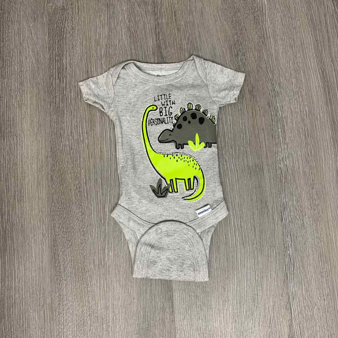 Size Preemie Gray Gerber Bodysuit