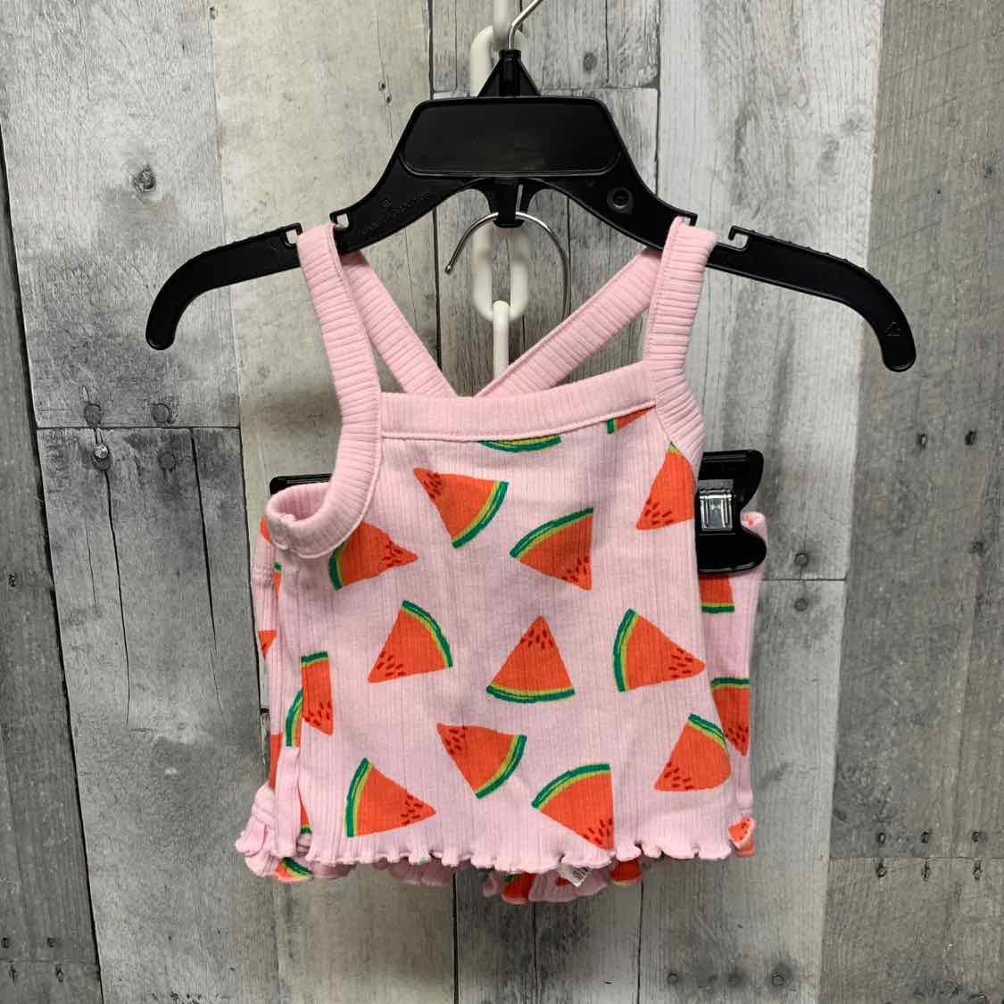 Size 0-3 Months Pink Print Cat & Jack Shirt/Shorts