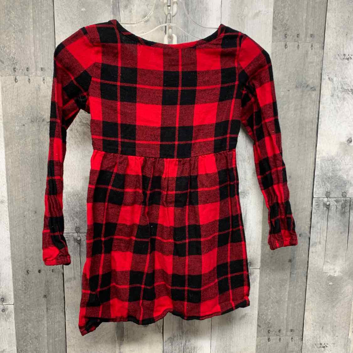 Size 4T Red/Black Children's Place LS Dress