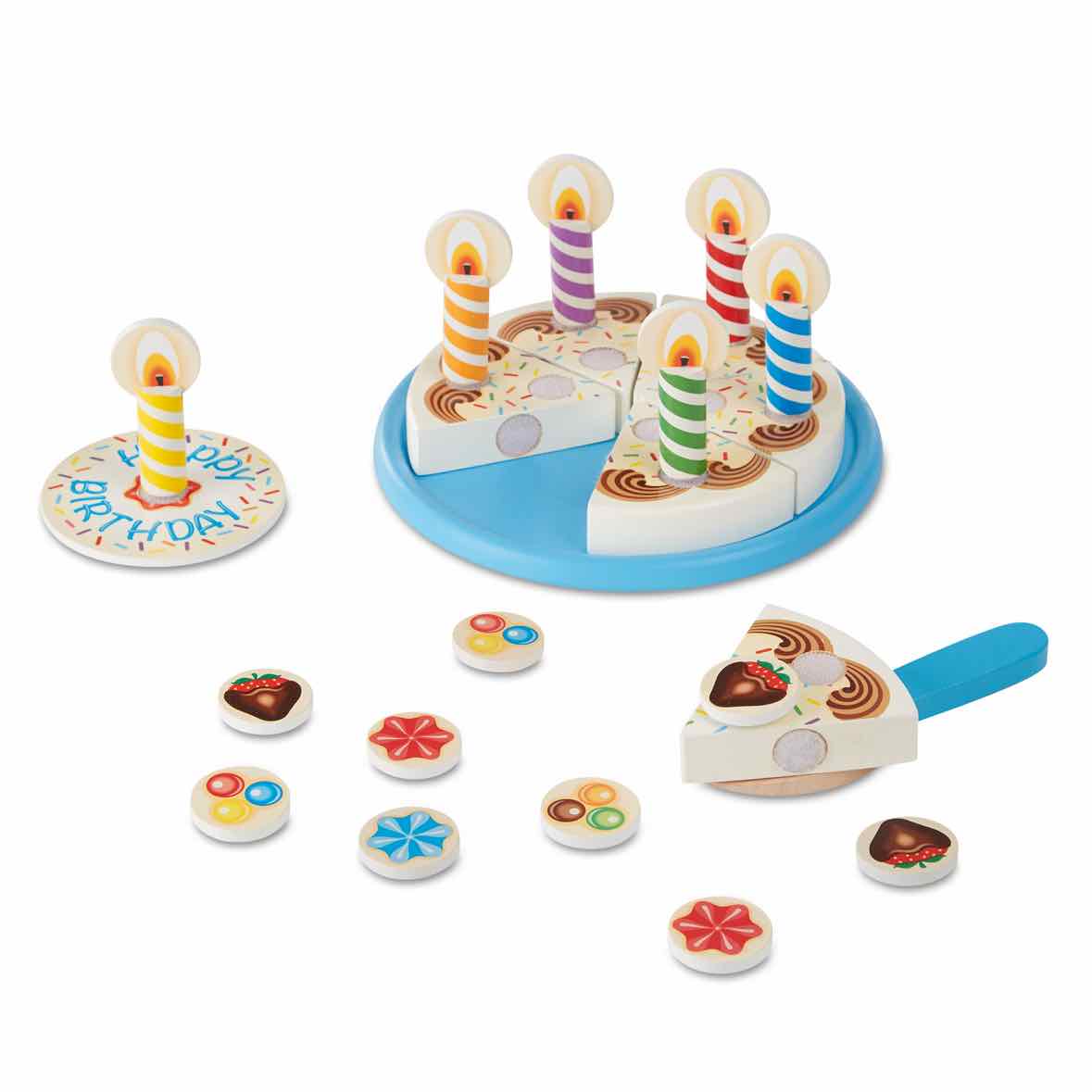 Melissa & Doug Birthday Cake - Wooden Play Food