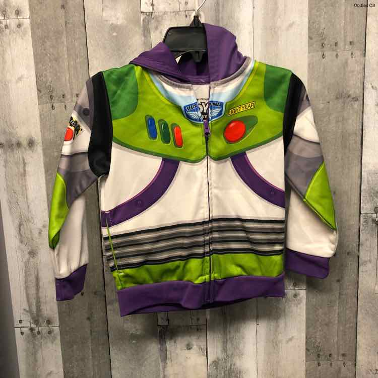 Size 5T White/Purple Disney Light Jacket