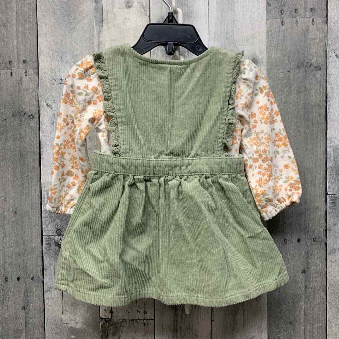 Size 12 Months Green/White Daisy Fuentes Shirt/Jumper