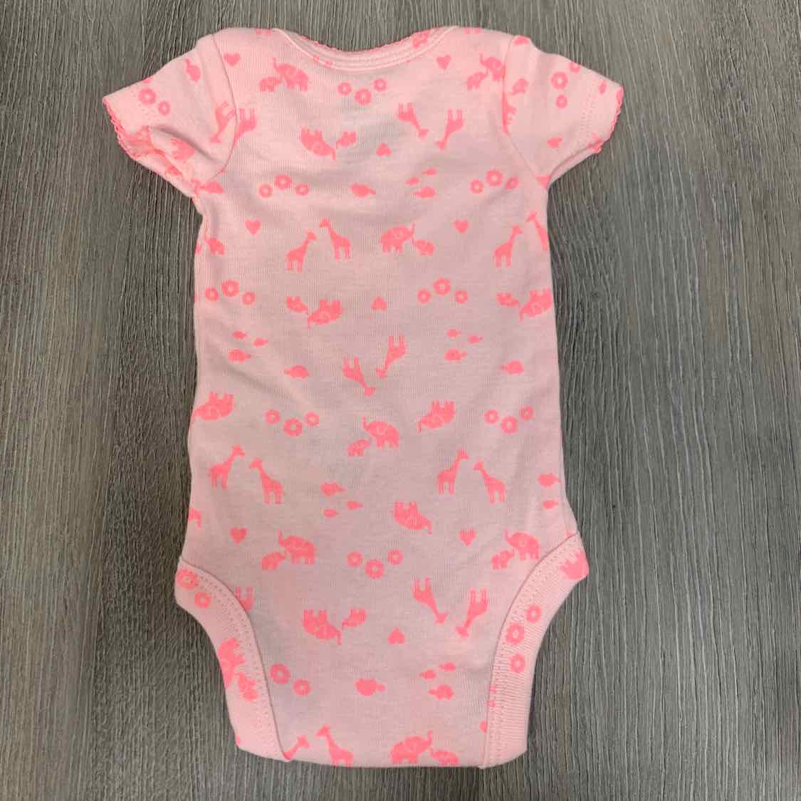 Size Preemie Pink Print Simple Joys Bodysuit - OodlesCB