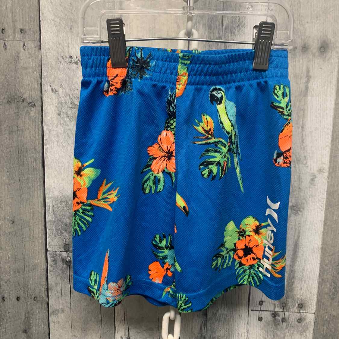Size 4T Blue Graphic Hurley Shorts - Athletic