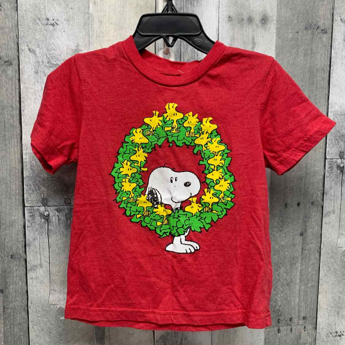 Size 3T Red Graphic Peanuts T Shirt