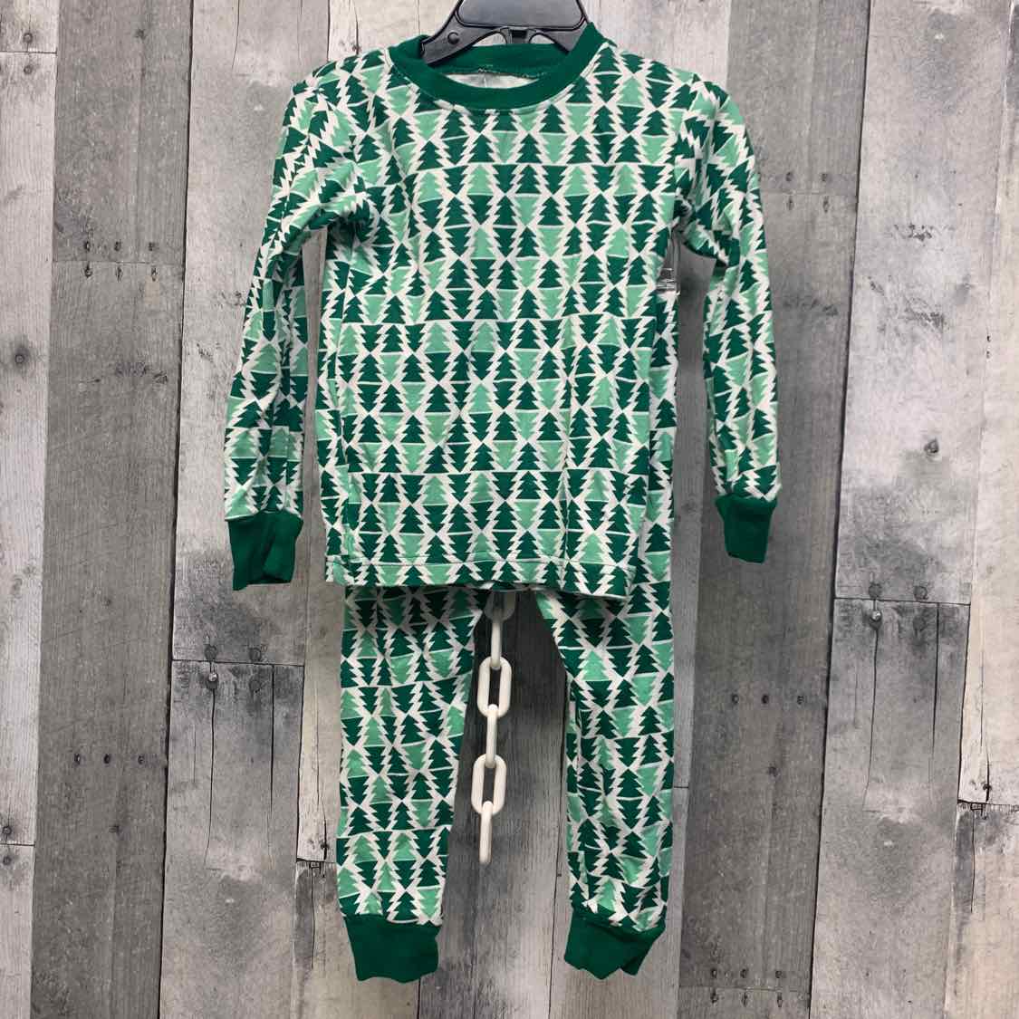Size 3T Green Print Carter's 2pc PJs