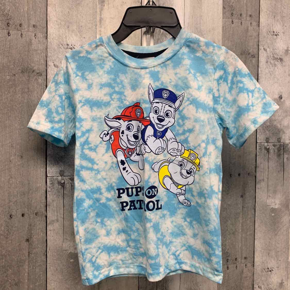 Size 7 Blue Graphic Paw Patrol T Shirt