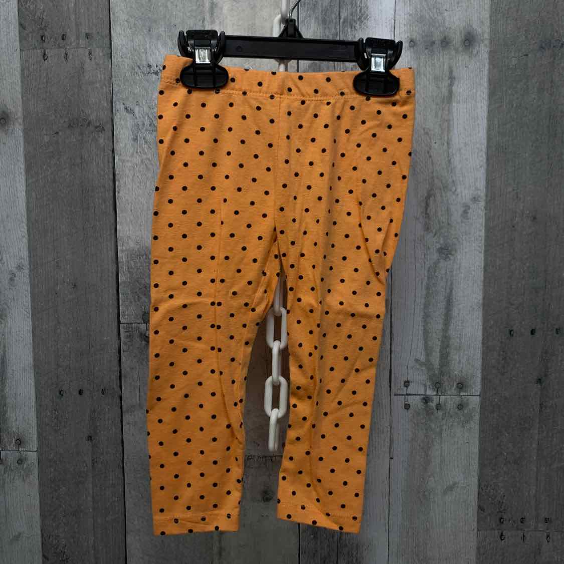 Size 2T Orange/Black B Brand Leggings