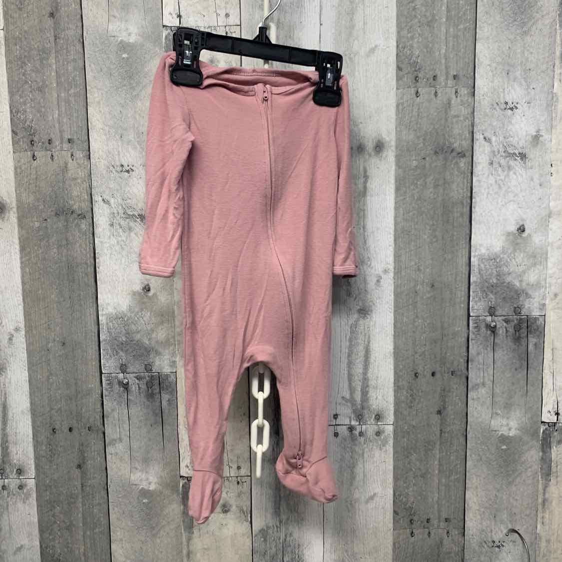 Size 0-3 Months Pink Cloud Island Footy PJs