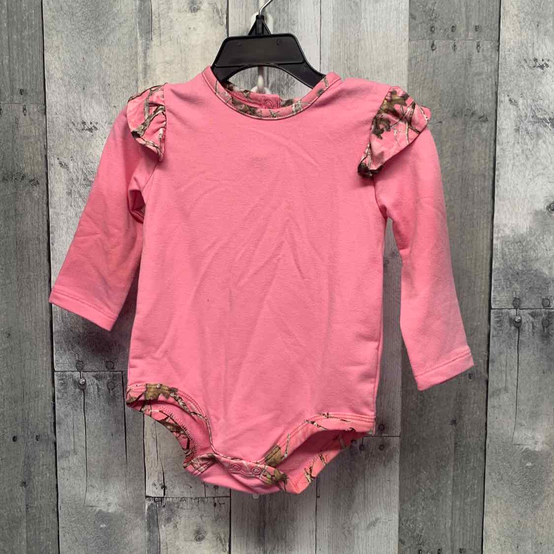 Size 12 Months Pink Bass Pro Shop Bodysuit