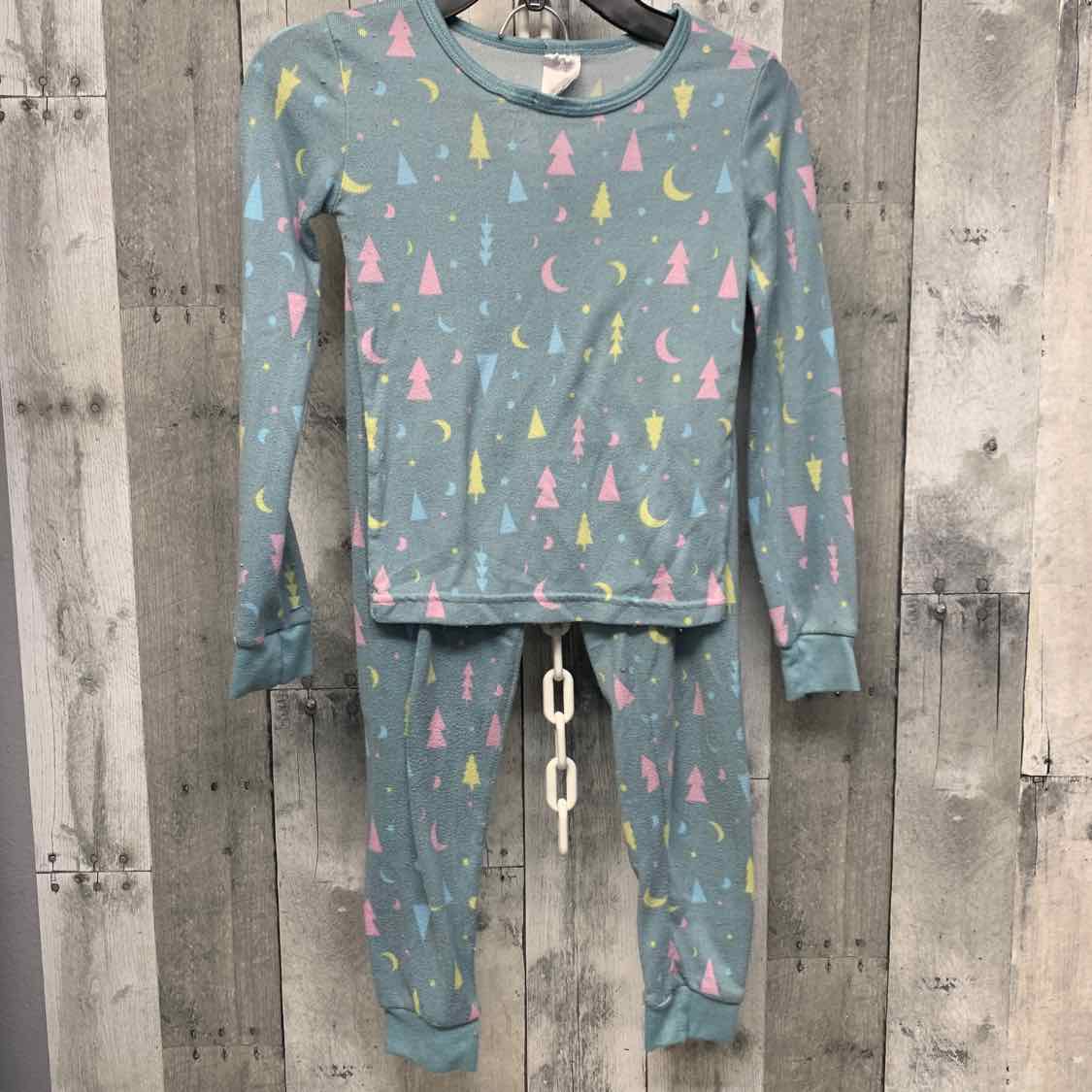 Size 5 Blue Print Modern Moments by Gerber 2pc PJs