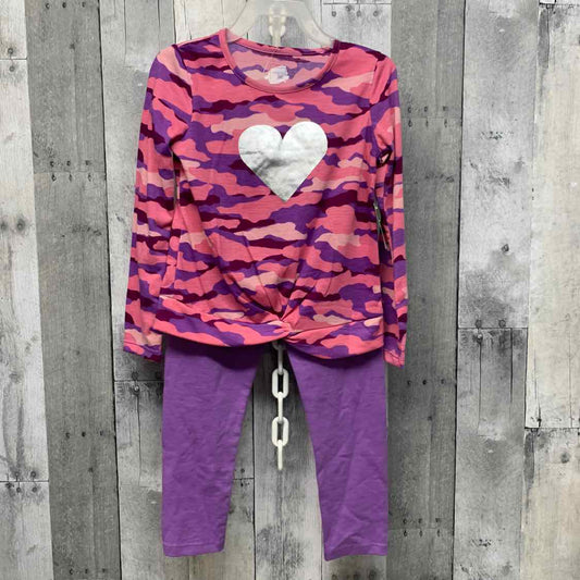 Size 4 Pink/Purple Extremely Me Shirt/Leggings