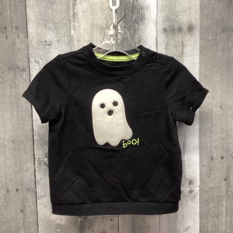 Size 18 Months Black Graphic Cat & Jack T Shirt