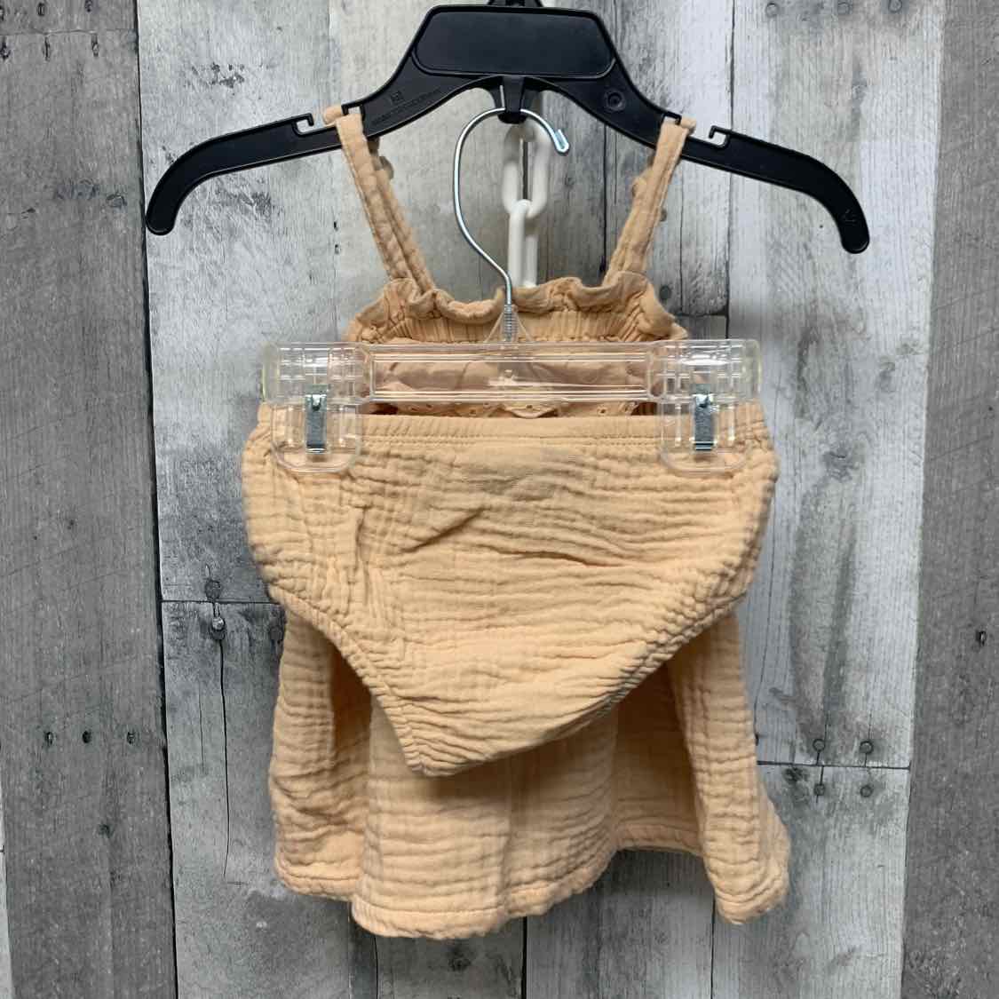 Size 3/6 Tan Calvin Klein 2pc Dress