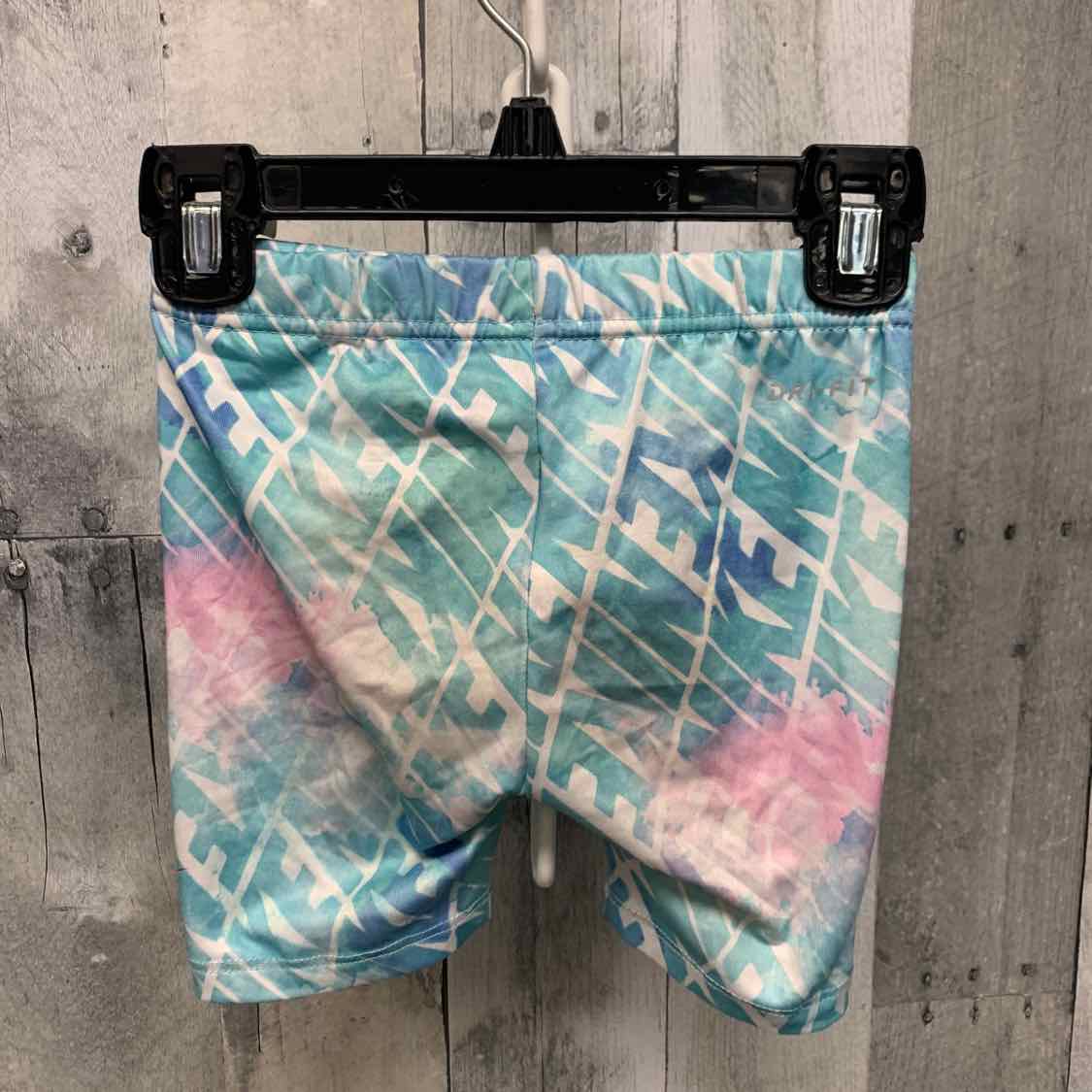 Size 4 Blue Print Sport Brand Shorts - Athletic